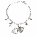 White Heart Necklace