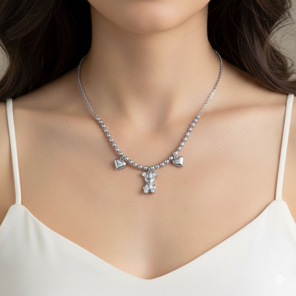 Collana Orsacchiotto Sonaglio