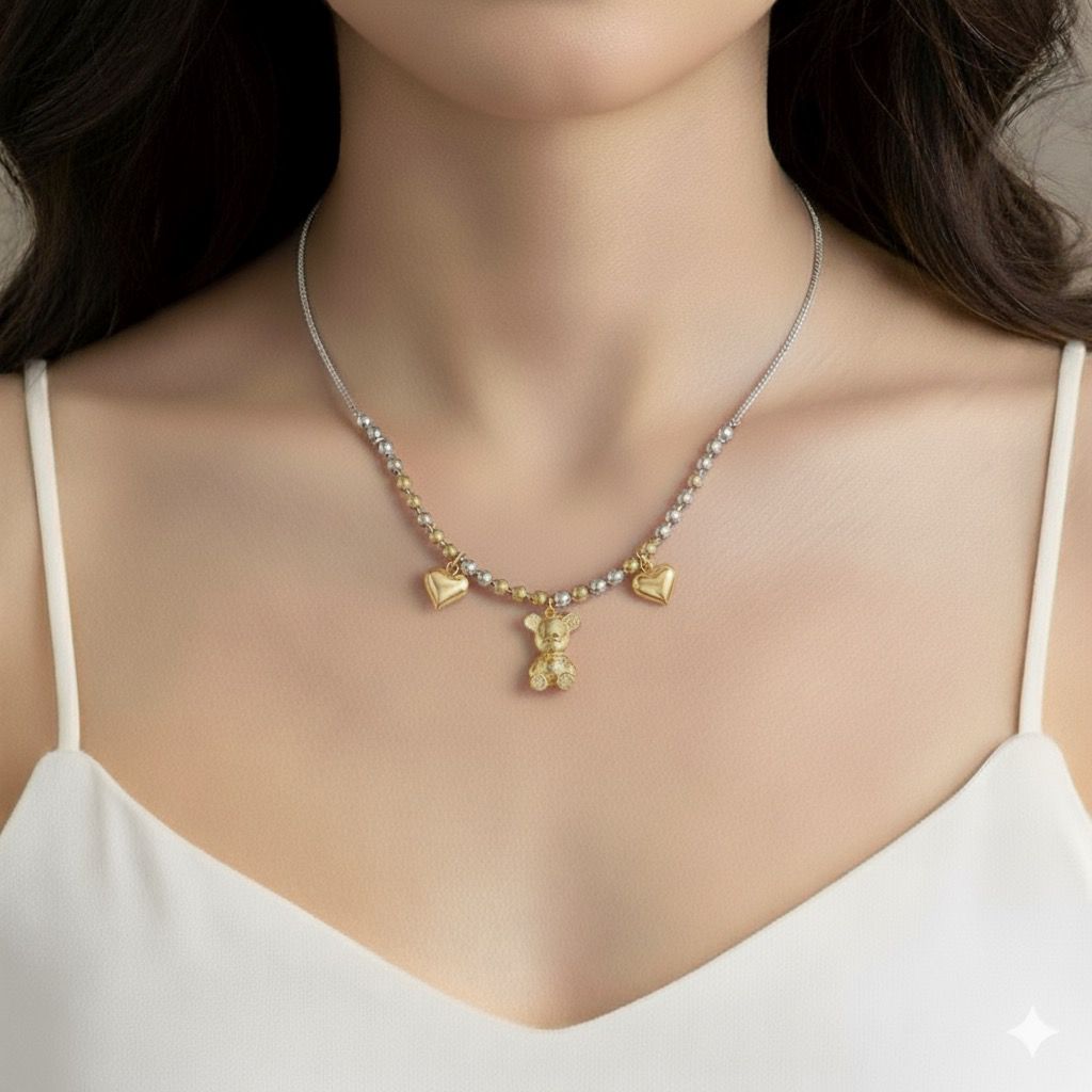 Collana Orsacchiotto Sonaglio