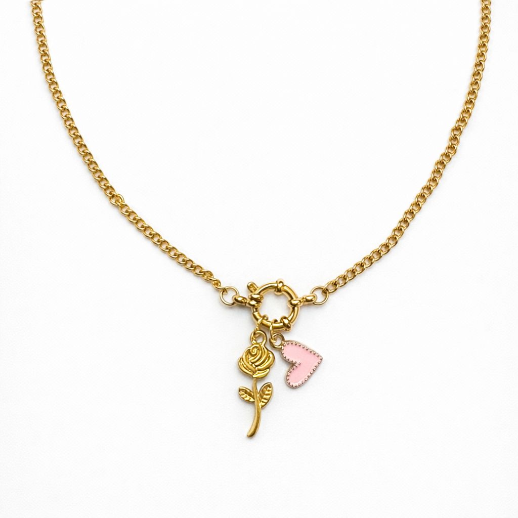 Goldene Schleifenkette