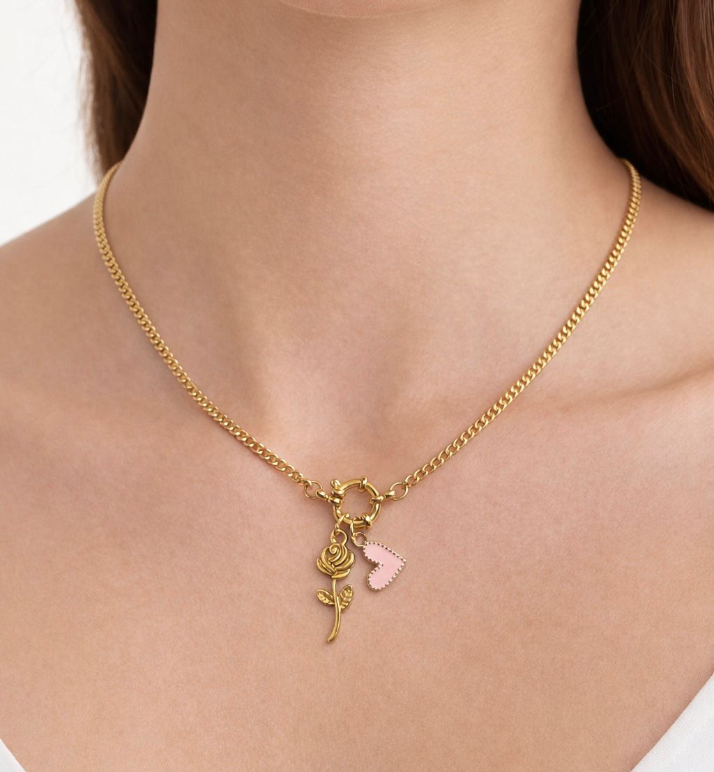 Goldene Schleifenkette
