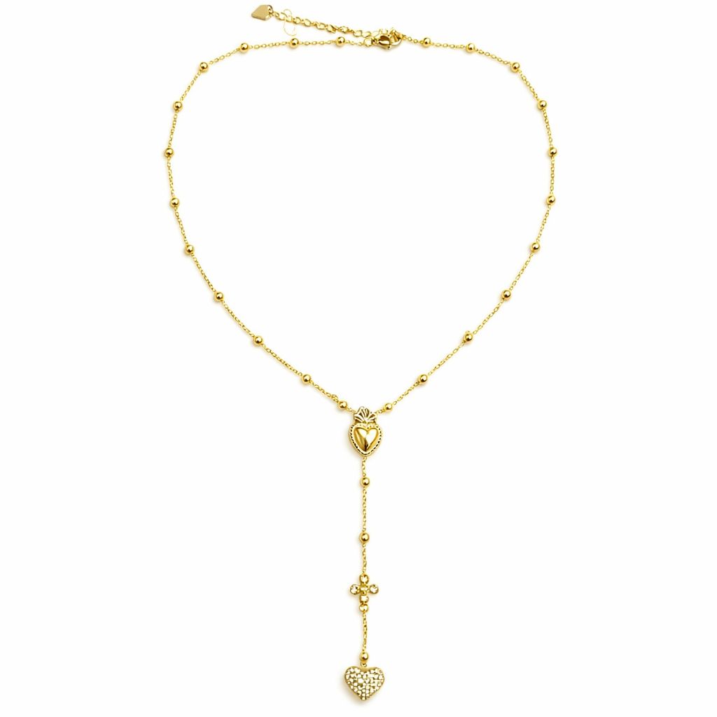 Collana Rosario Cuore Sacro