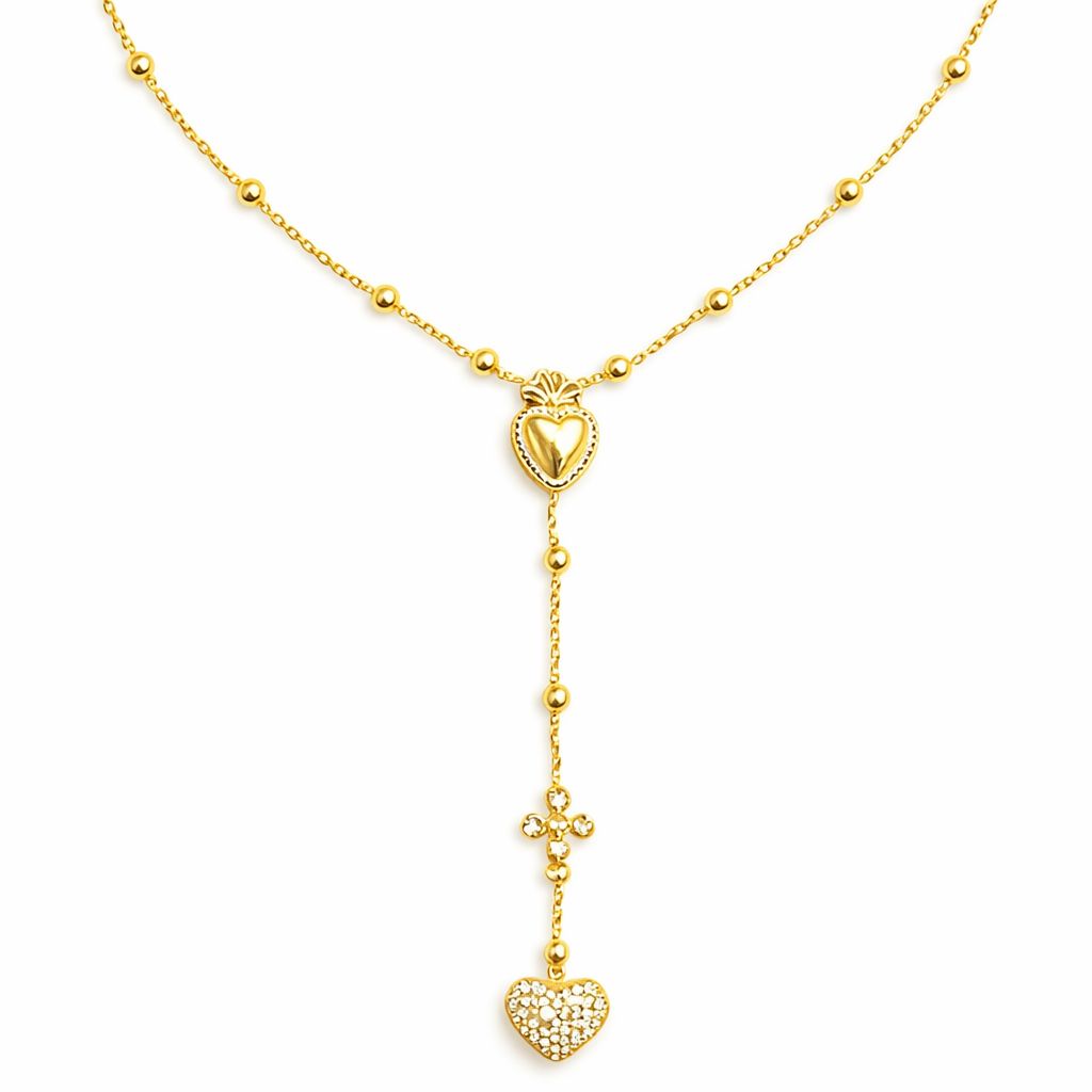 Collana Rosario Cuore Sacro