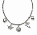 White Heart Necklace