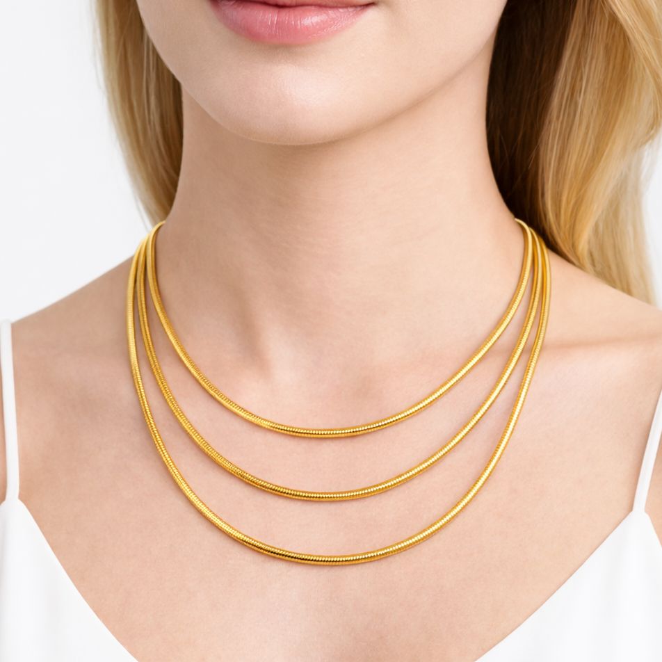 White Heart Necklace