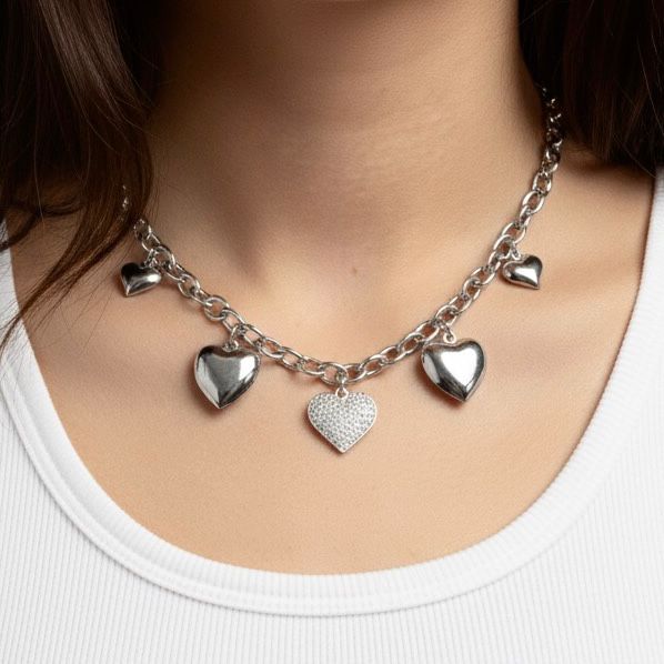 Collana Sonaglio Romantic Argento