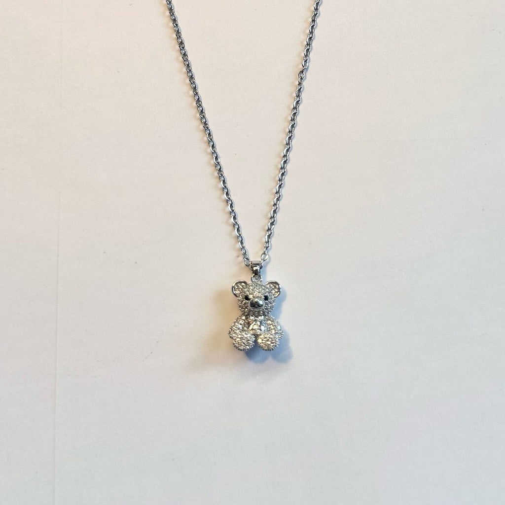 Collana Teddy Argento