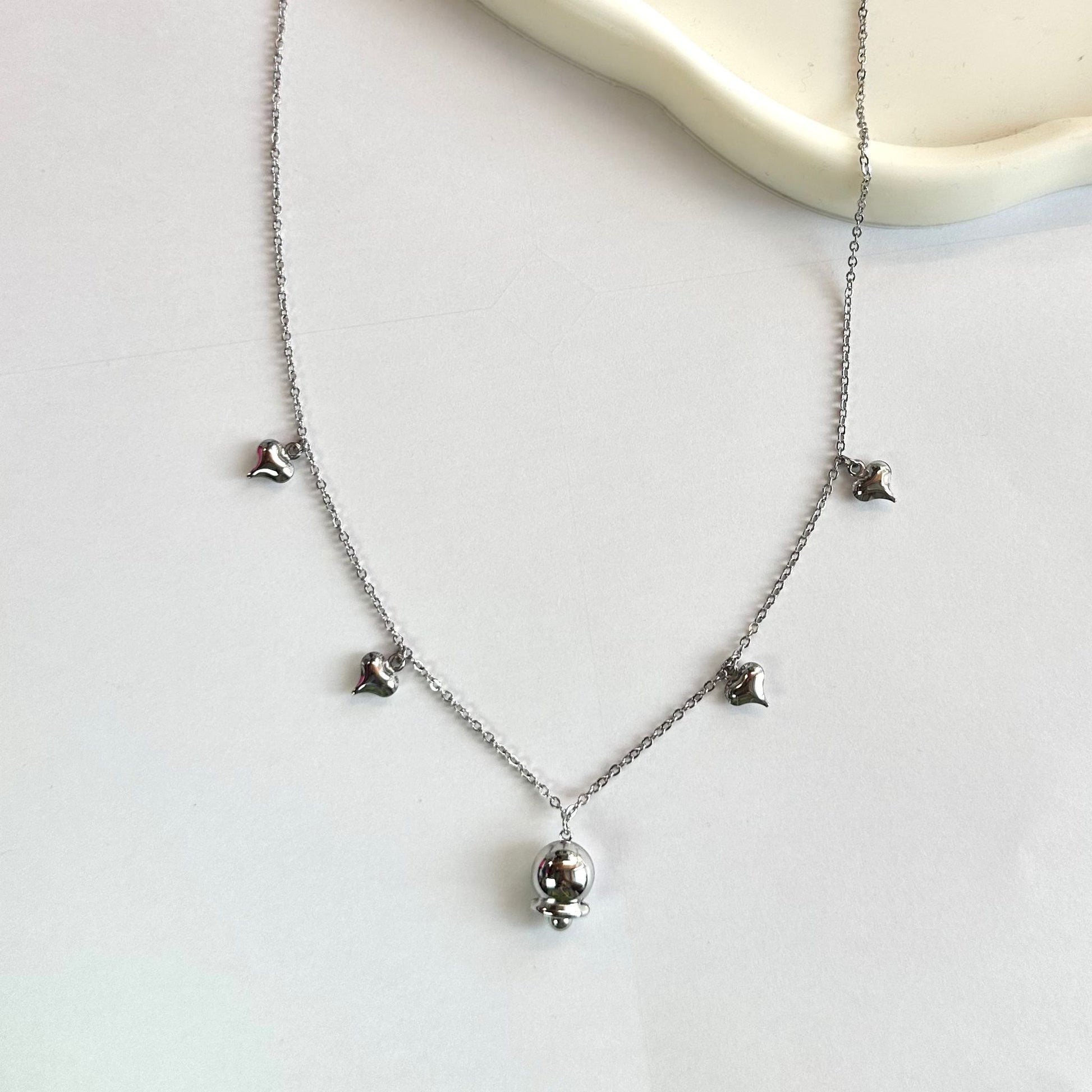 Collana Campanella Sonaglio Argento