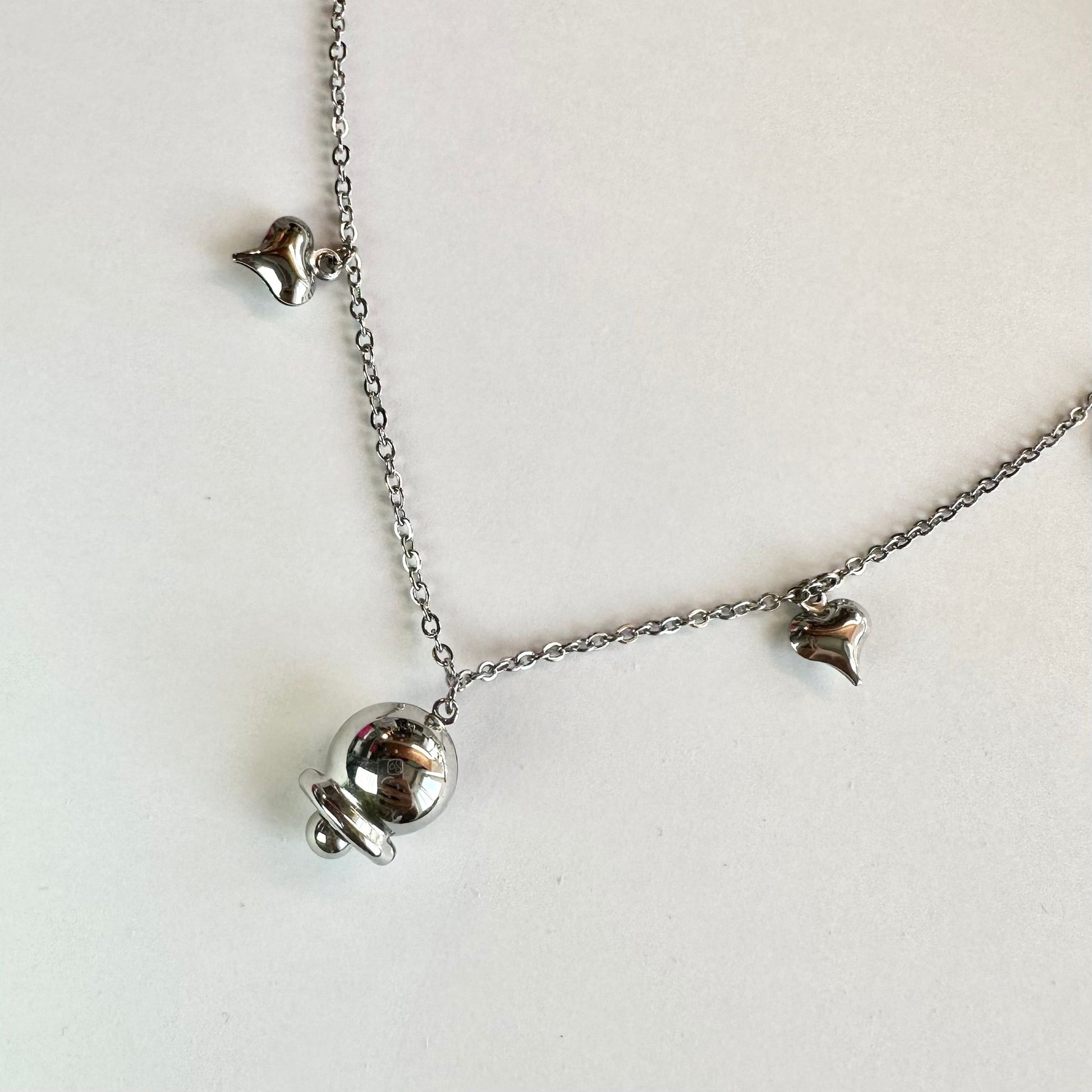 Collana Campanella Sonaglio Argento