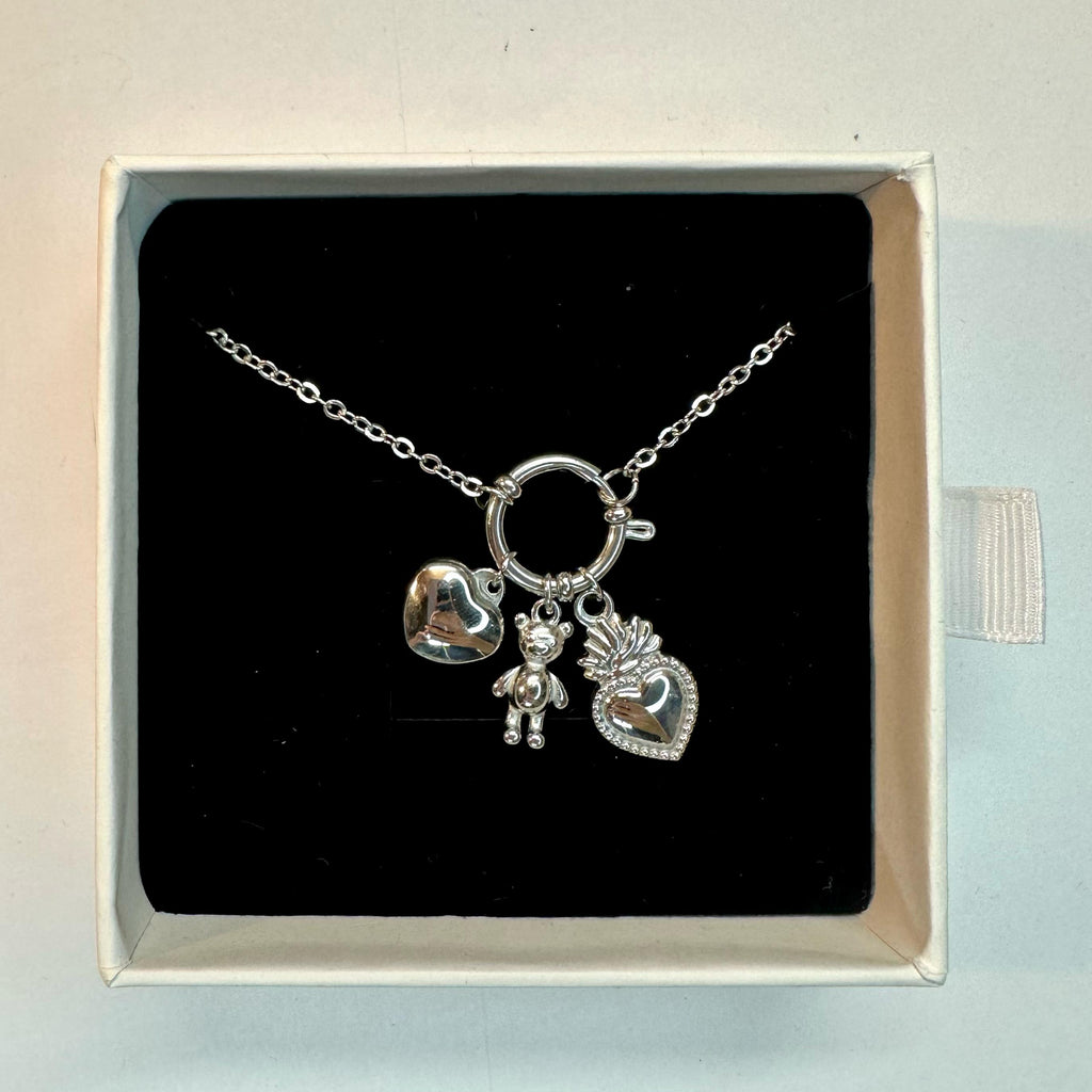 Collana Charm Amore Argento