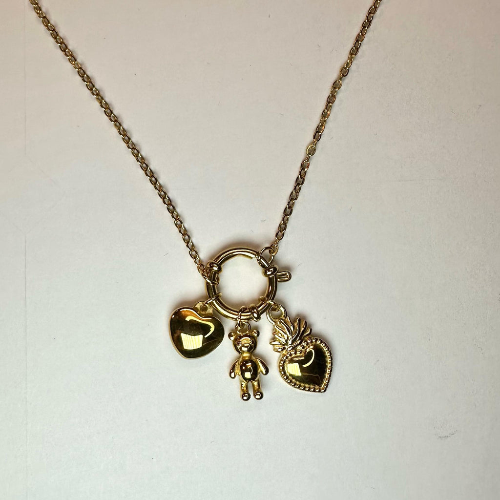 Collana Charm Amore Oro