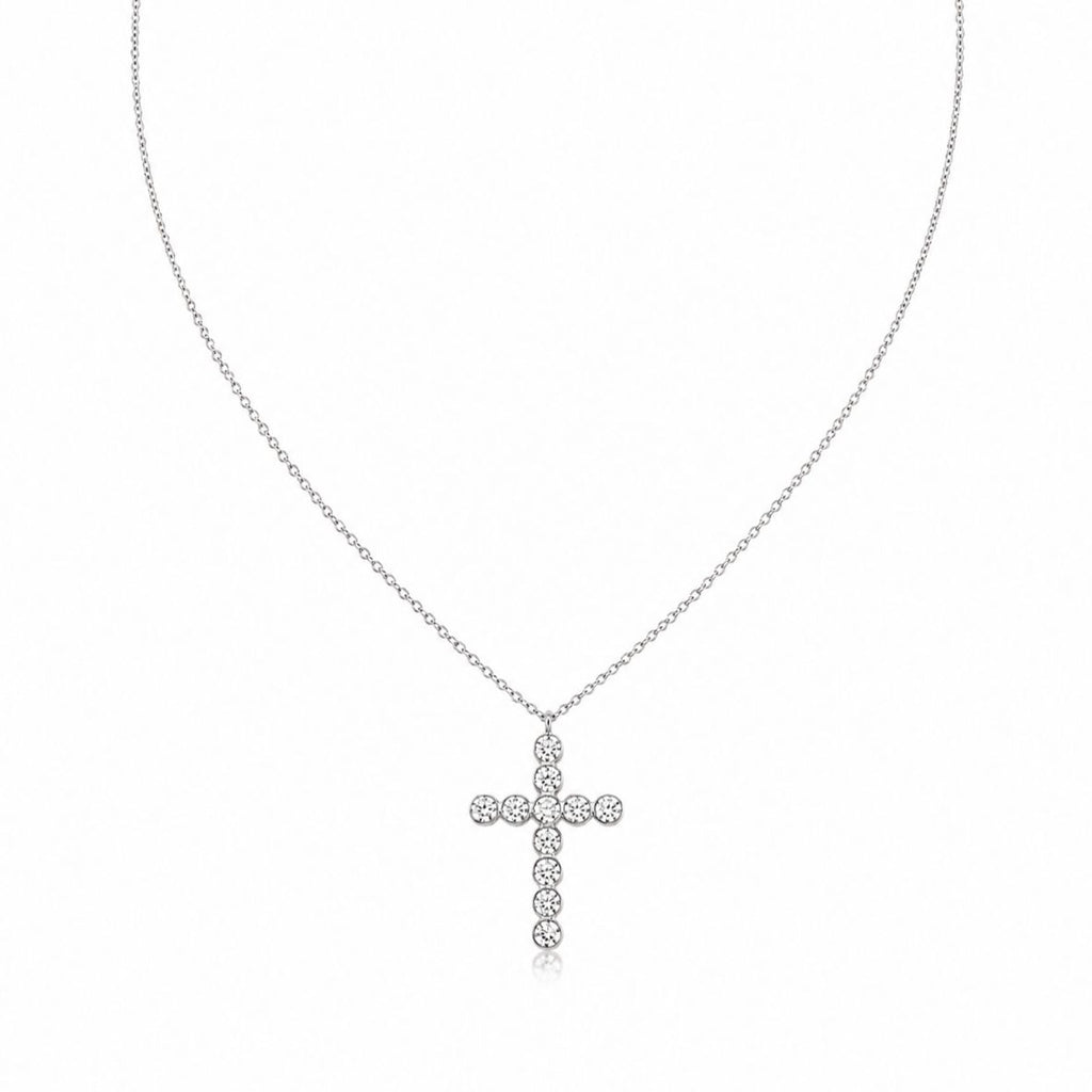White Heart Necklace