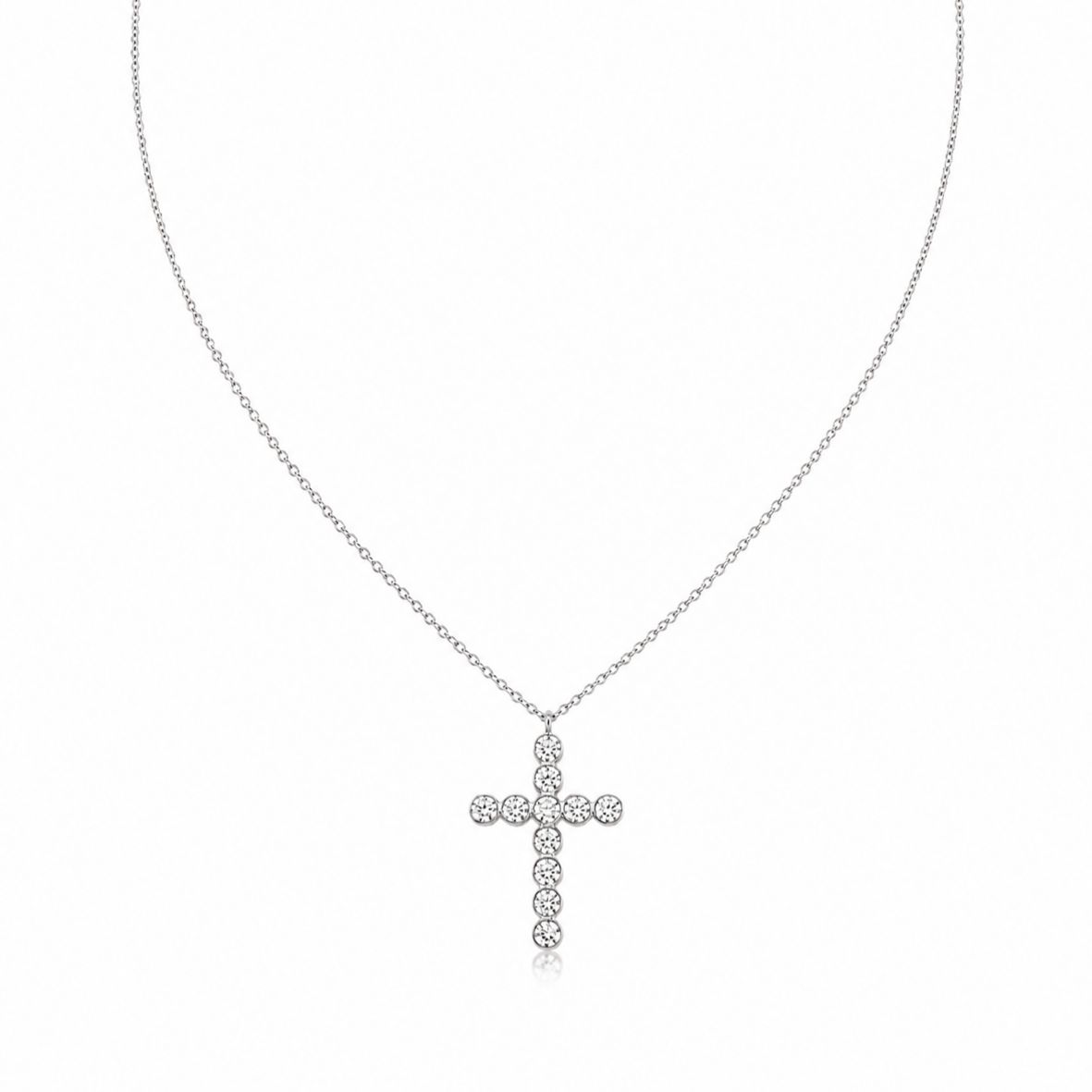 Collana Croce Strass