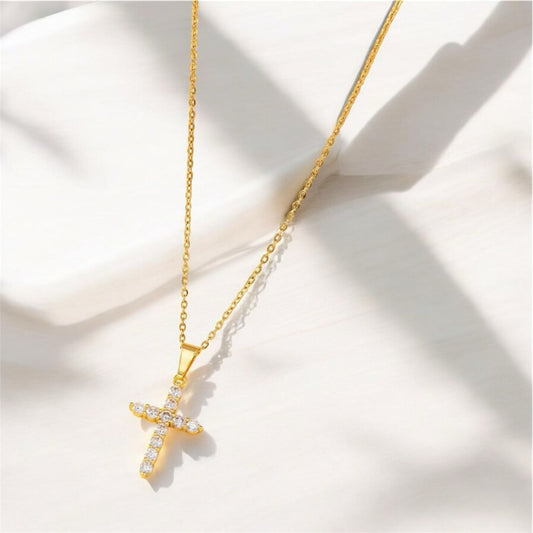White Heart Necklace