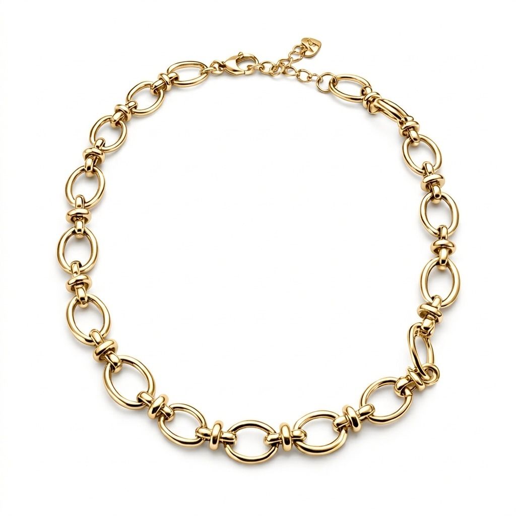 White Heart Necklace