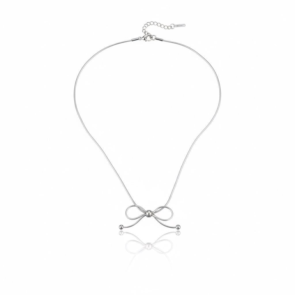 Collana Fiocco Argento