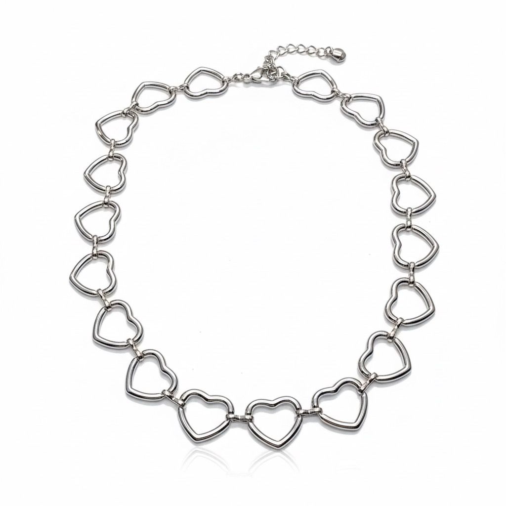 Collana Girocollo Millecuori Argento