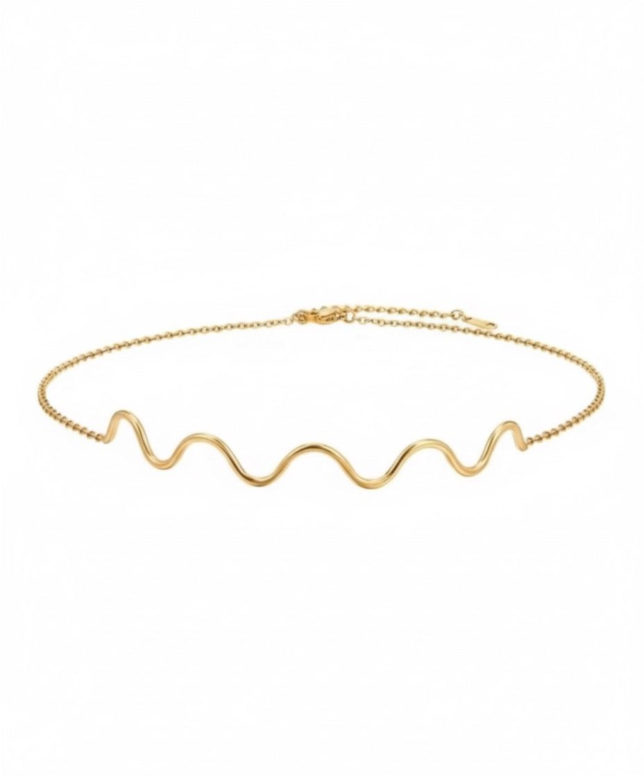 Collana Girocollo Onda Oro