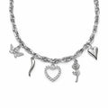 White Heart Necklace