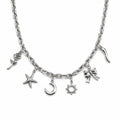 White Heart Necklace