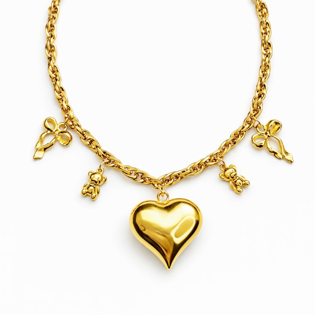 Goldene Schleifenkette