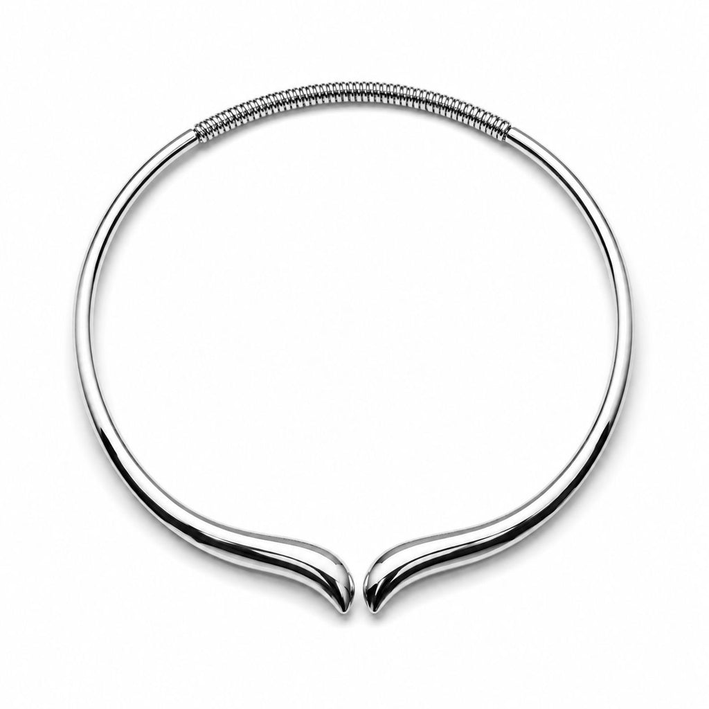 White Heart Necklace