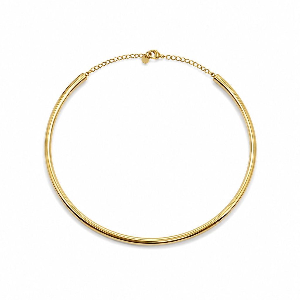 White Heart Necklace