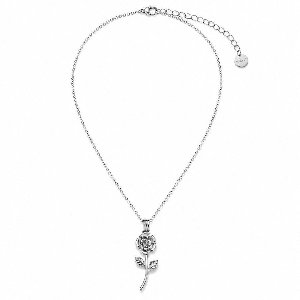 White Heart Necklace