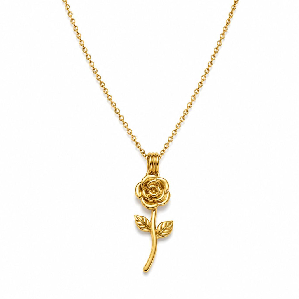 White Heart Necklace