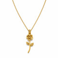 White Heart Necklace