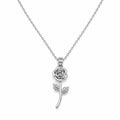 White Heart Necklace