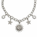 White Heart Necklace