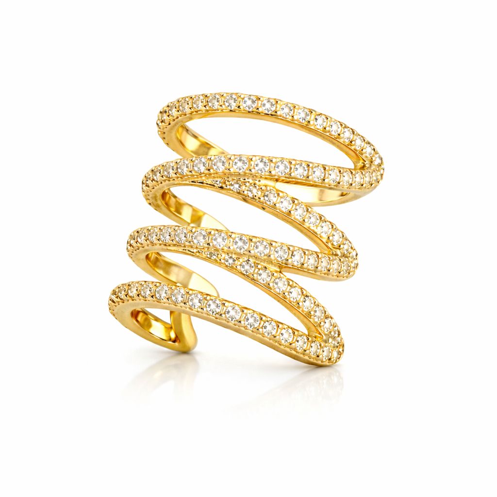 EarCuff Twist Zirconato