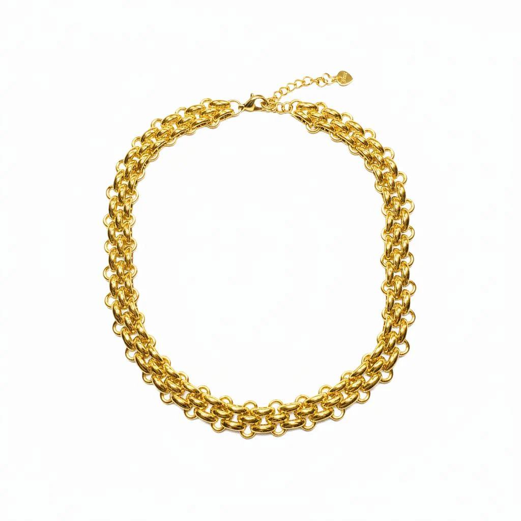 White Heart Necklace