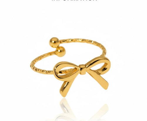 Goldener Herzring