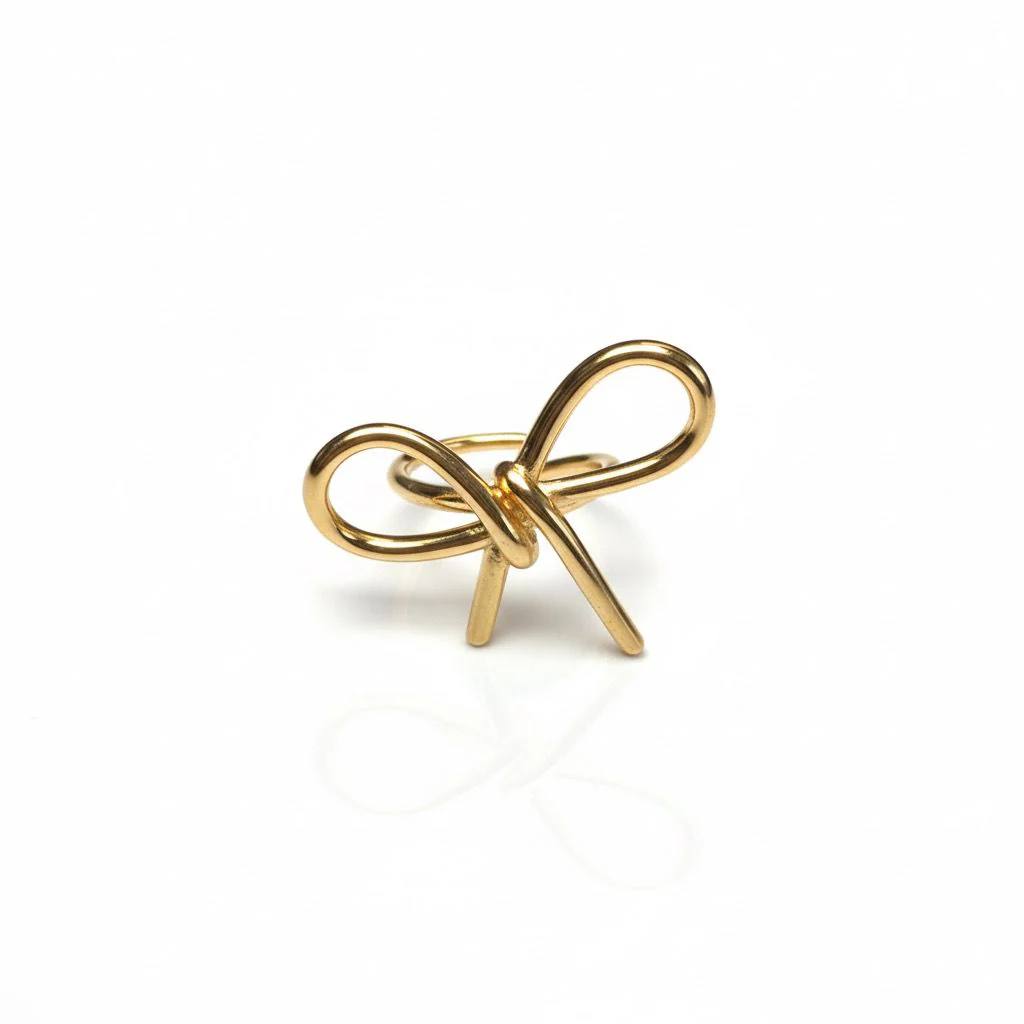Anello Fiocco Minimal