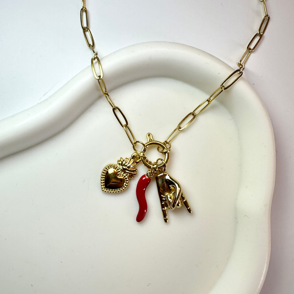Collana Charm Fortuna Oro