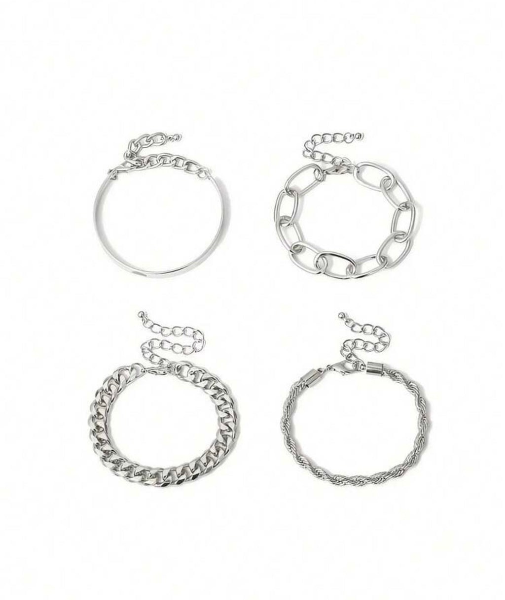 Set Bracciali Silver