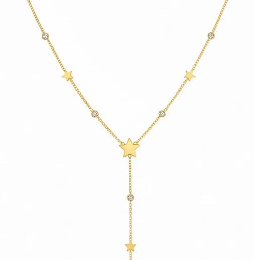 White Heart Necklace