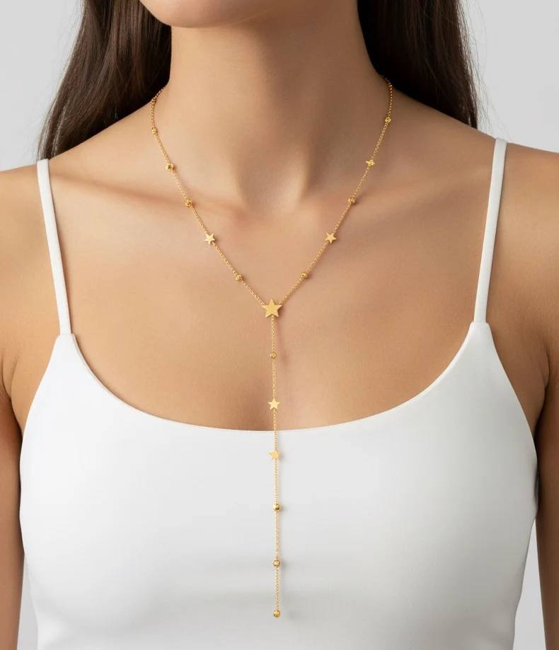 White Heart Necklace