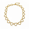White Heart Necklace