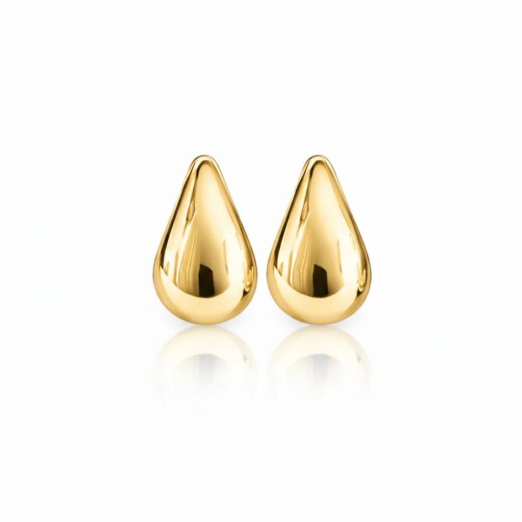 Silver drop earrings