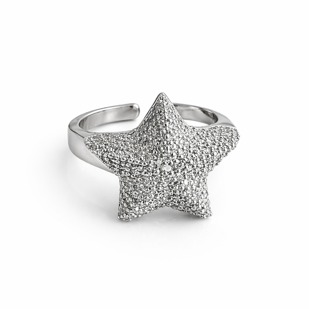 Anello Pavè Star