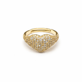 Anello Cuore Pavè Small