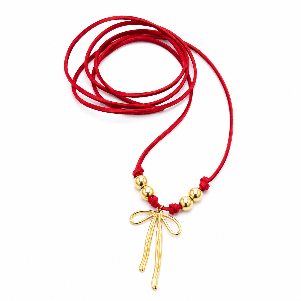 Goldene Schleifenkette