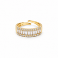 Goldener Herzring