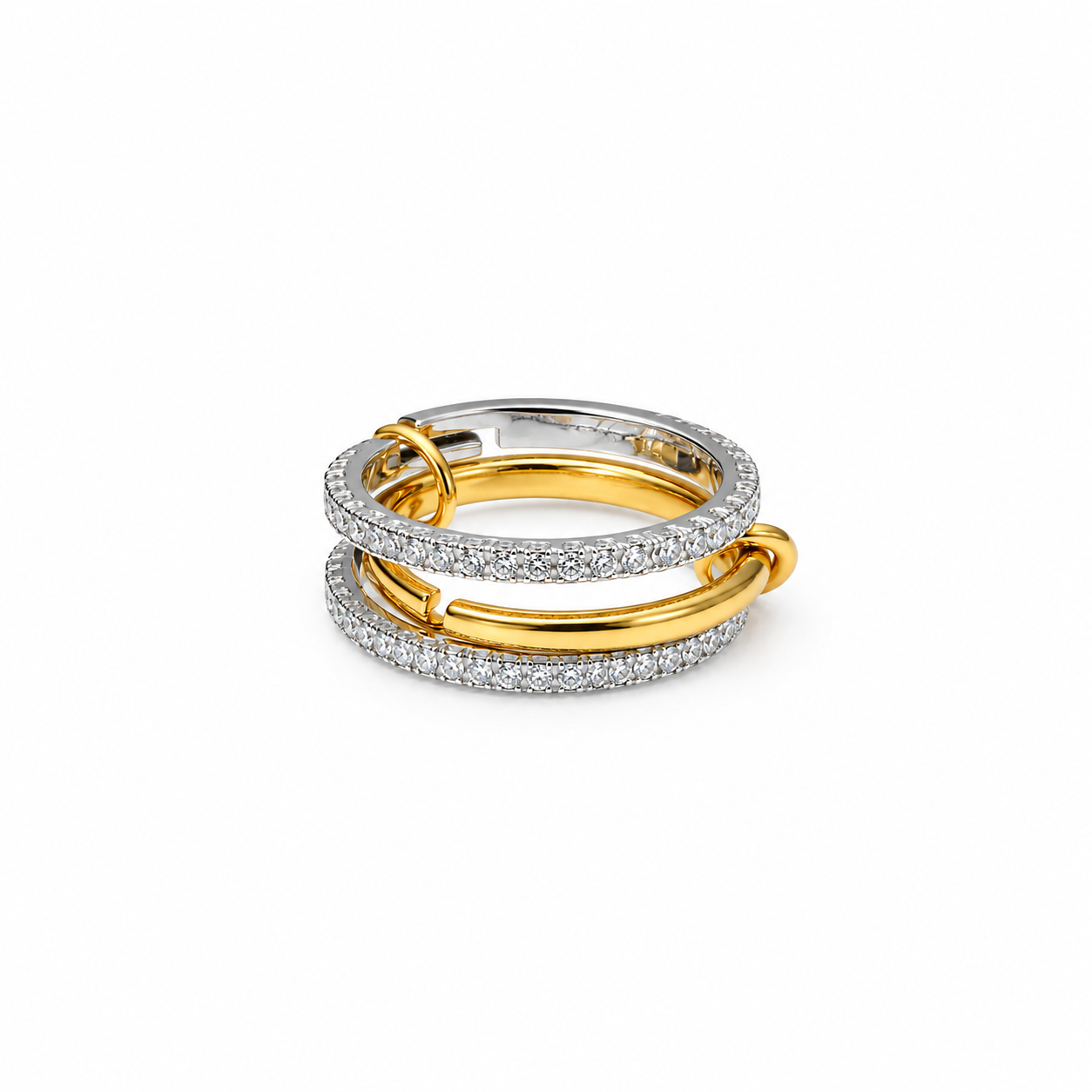 Goldener Herzring