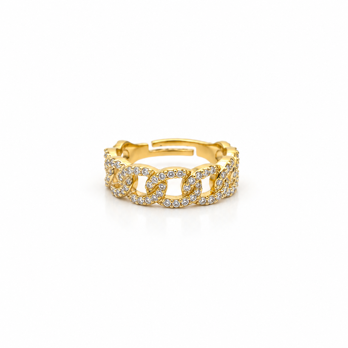 Goldener Herzring