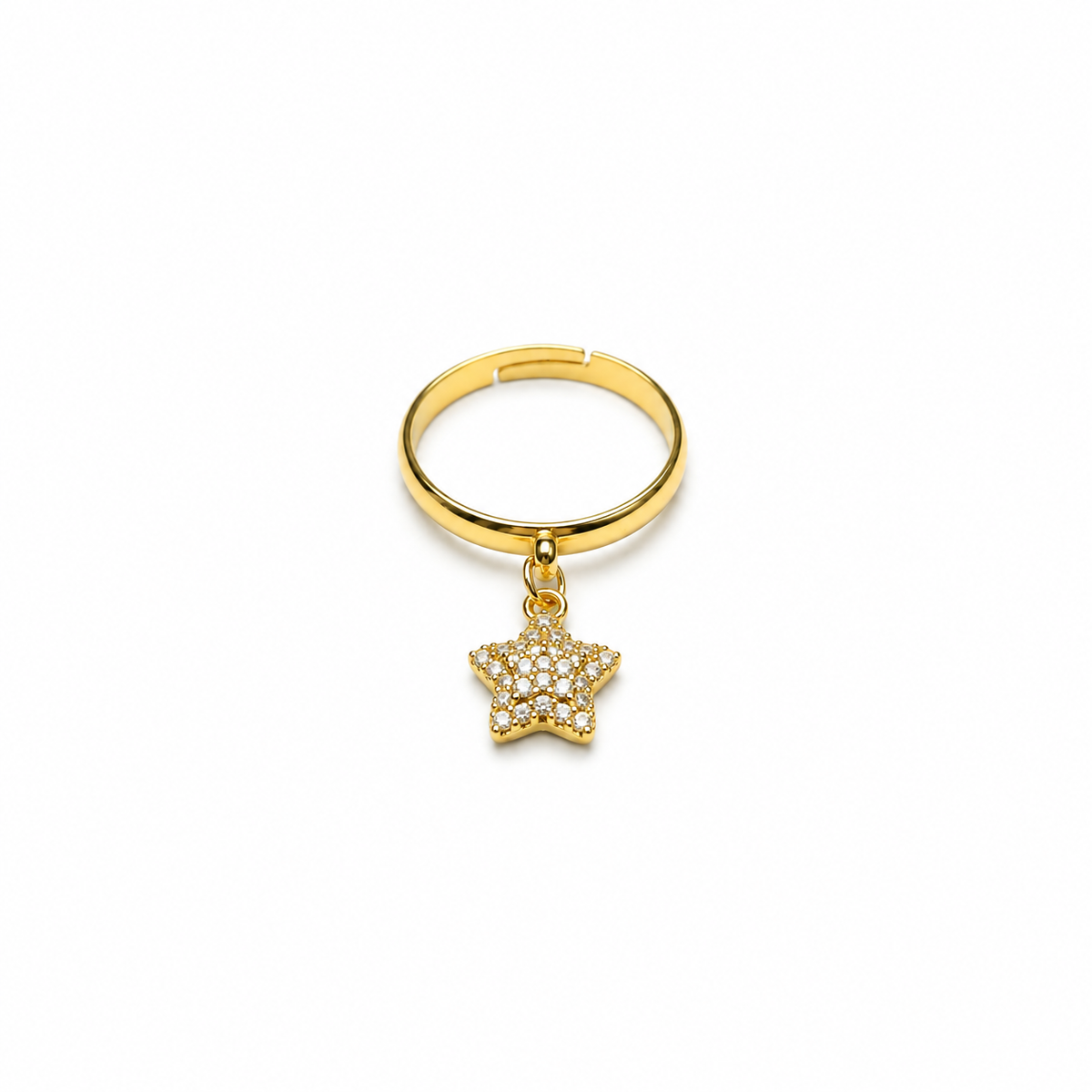 Goldener Herzring