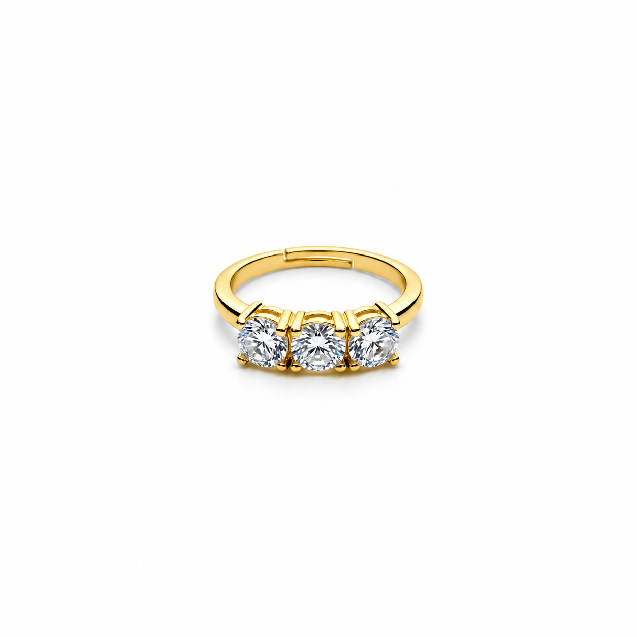 Goldener Herzring